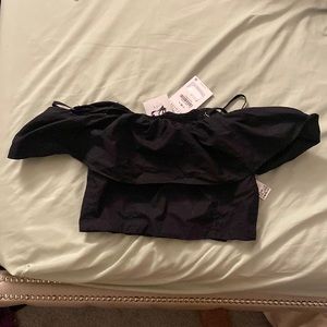 Zara Crop-top black